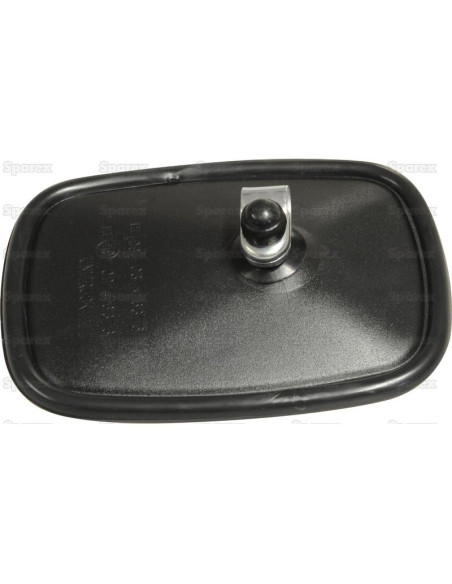Espejo Retrovisor - Rectangular, Convexo, 178 x 127mm, Acoplamiento Universal