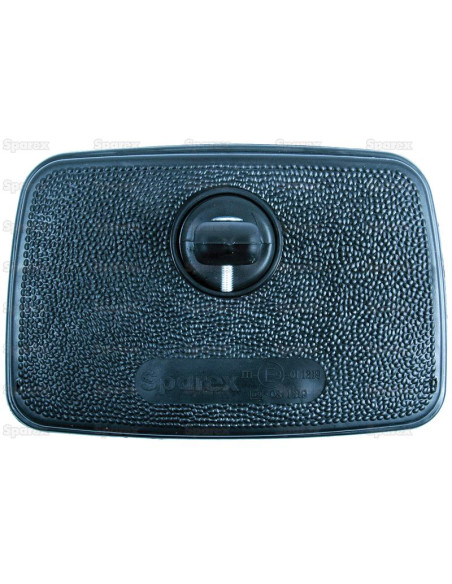 Espejo Retrovisor - Rectangular, Lisa, 210 x 140mm, Acoplamiento Universal