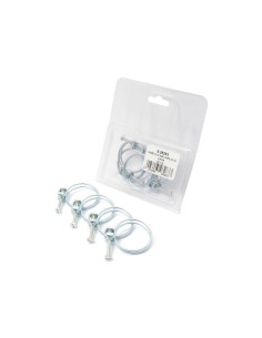 Abrazadera Doble Capa, Ø33-37mm. 4 pzas. Blister. 2