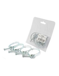 Abrazadera Doble Capa, Ø44-49mm. 4 pzas. Blister.