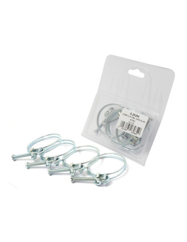 Abrazadera Doble Capa, Ø44-49mm. 4 pzas. Blister.
