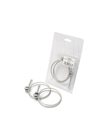 Abrazadera Doble Capa, Ø64-72mm. 2 pzas. Blister.