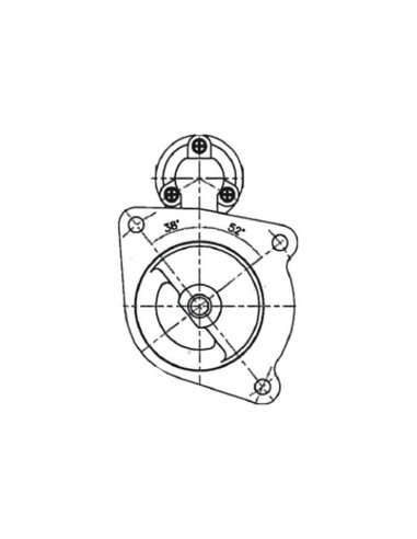 Motor De Arranque - 12V, 3.1Kw (Sparex)