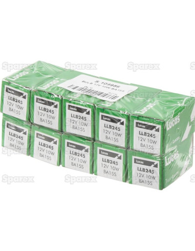 Bombilla (Filamento), 12V, 10W, BA15s