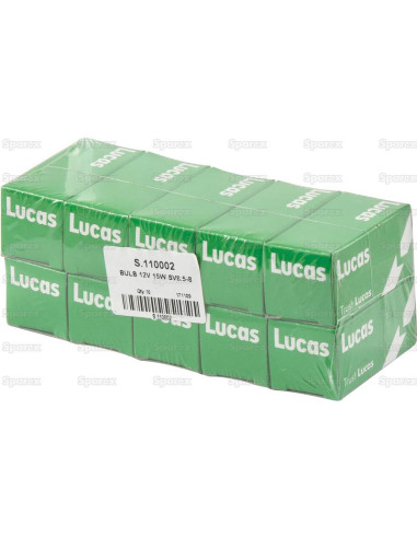 Bombilla (Filamento), 12V, 15W, SV8.5