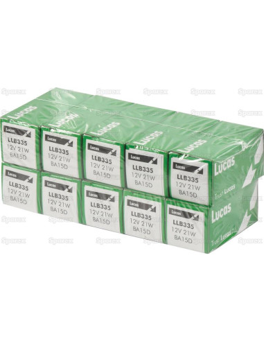 Bombilla (Filamento), 12V, 21W, BA15d