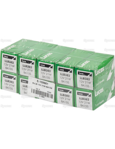 Bombilla (Filamento), 12V, 21W, BA15s