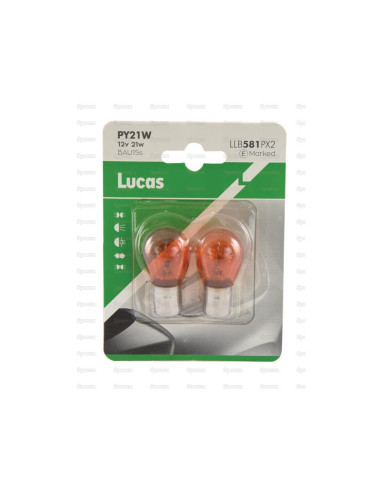 Bombilla (Filamento), 12V, 21W, BAU15s