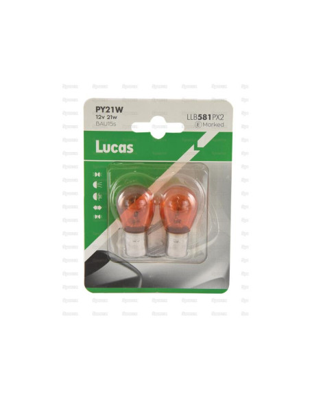 Bombilla (Filamento), 12V, 21W, BAU15s