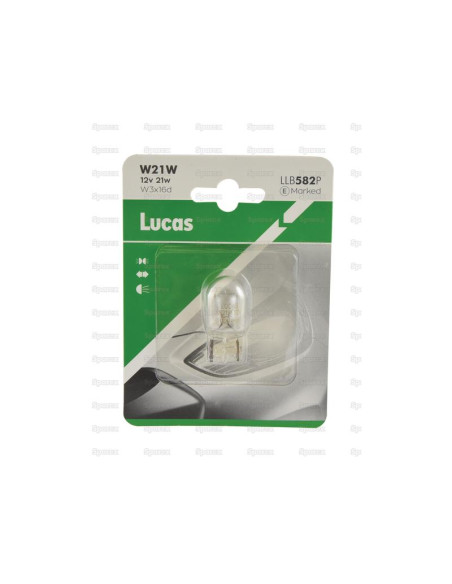 Bombilla (Filamento), 12V, 21W, W3x16d