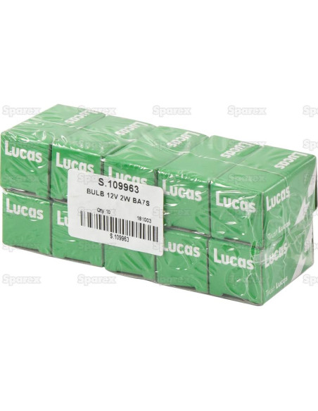 Bombilla (Filamento), 12V, 2W, BA7s