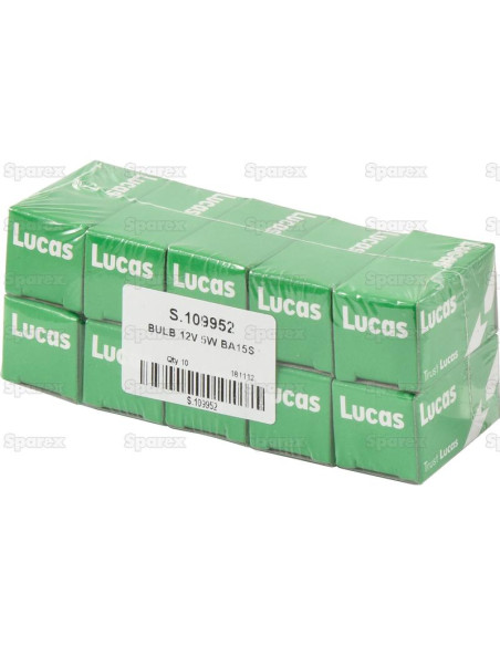 Bombilla (Filamento), 12V, 5W, BA15s