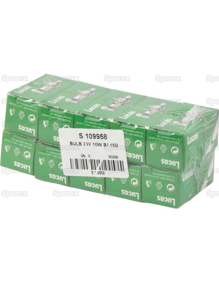 Bombilla (Filamento), 24V, 10W, BA15d