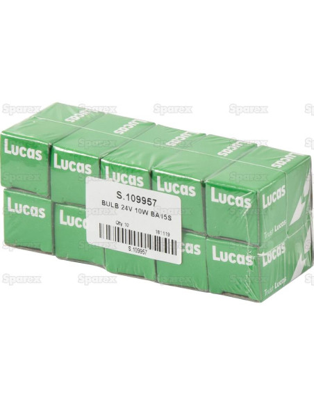 Bombilla (Filamento), 24V, 10W, BA15s