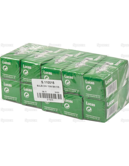 Bombilla (Filamento), 24V, 15W, BA15s