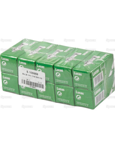 Bombilla (Filamento), 24V, 21W, BA15s