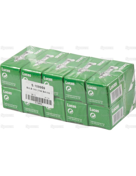 Bombilla (Filamento), 24V, 21W, BA15s