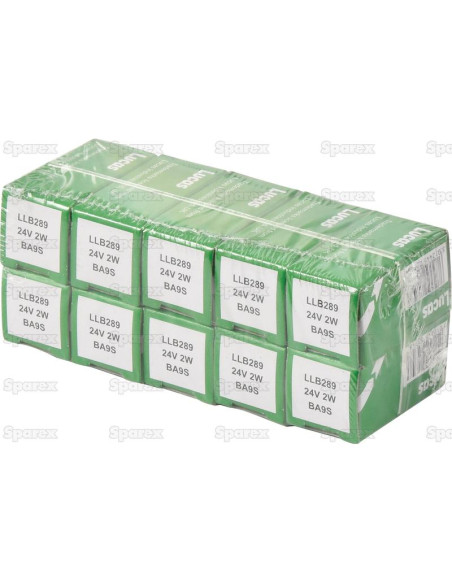 Bombilla (Filamento), 24V, 2W, BA9s