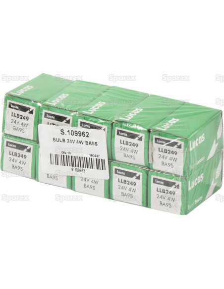 Bombilla (Filamento), 24V, 4W, BA9s