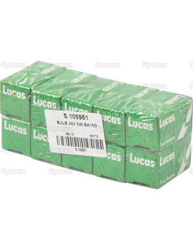 Bombilla (Filamento), 24V, 5W, BA15d