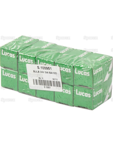 Bombilla (Filamento), 24V, 5W, BA15d