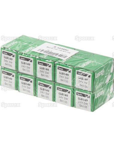 Bombilla (Filamento), 24V, 5W, BA15s