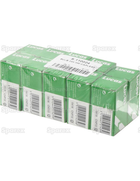 Bombilla (Filamento), 24V, 5W, W2.1x9.5d