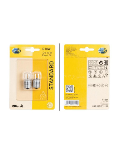 Bombilla (Halógeno), 12V, 10W, BA15s