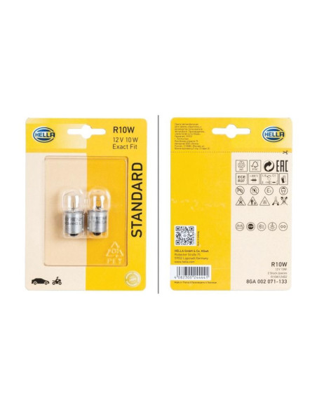 Bombilla (Halógeno), 12V, 10W, BA15s