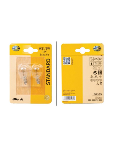 Bombilla (Halógeno), 12V, 21/5W, W3x16q