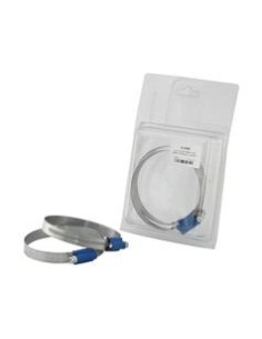 Clip de manguera, Ø mín.68mm, Máx. Ø85mm, 2 pzas. Blister.