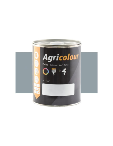 Pintura - Brillante, Plata Gris Bote 1 litros