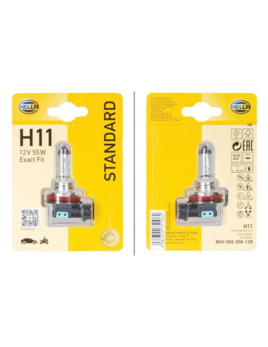 Bombilla (Halógeno), 12V, 55W, PGJ19-2