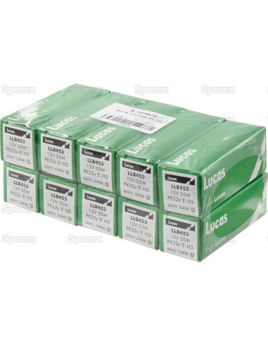 Bombilla (Halógeno), 12V, 55W, PK22s