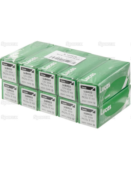 Bombilla (Halógeno), 12V, 55W, PK22s