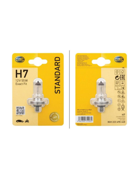 Bombilla (Halógeno), 12V, 55W, PX26d