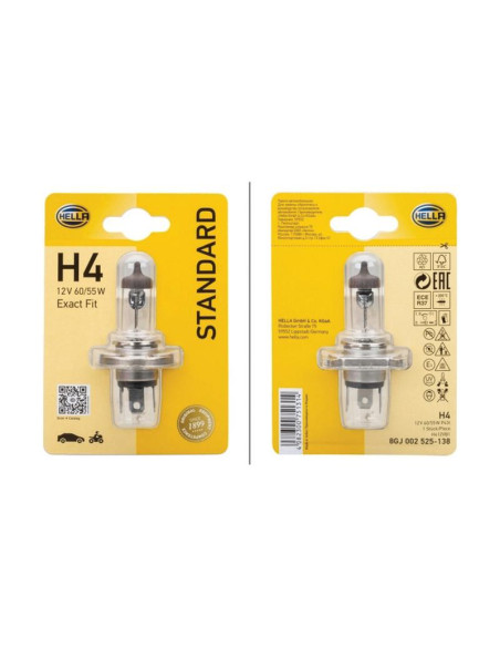 Bombilla (Halógeno), 12V, 60/55W, P43t