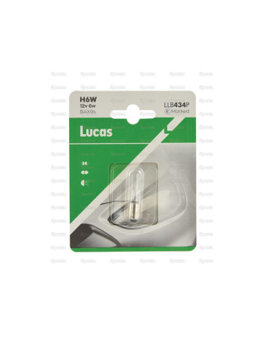 Bombilla (Halógeno), 12V, 6W, BAX9s