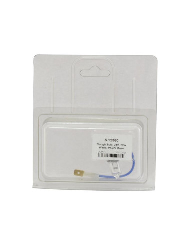 Bombilla (Halógeno), 24V, 70W, PK22s