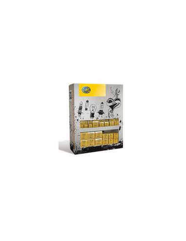 Dispensador de bombillas Hella para talleres (Caja), 12V, 210 pzas.