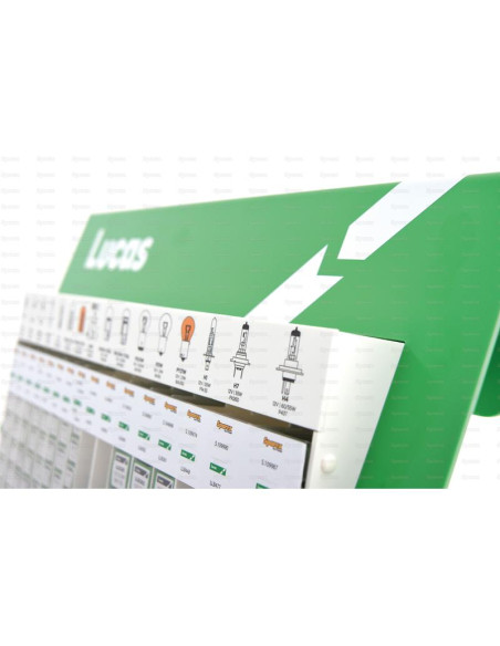 Expositor Bombillas Lucas (200 pzas.piezas)