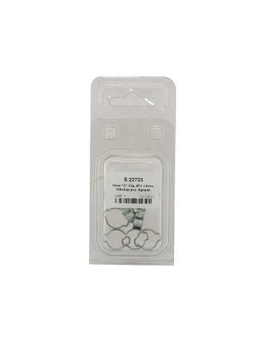 Hose 'O' Clip, Ø11-13mm, 10 pzas. Blister.