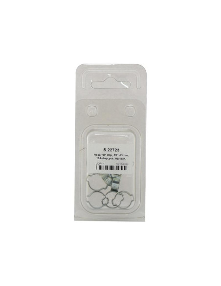 Hose 'O' Clip, Ø11-13mm, 10 pzas. Blister.