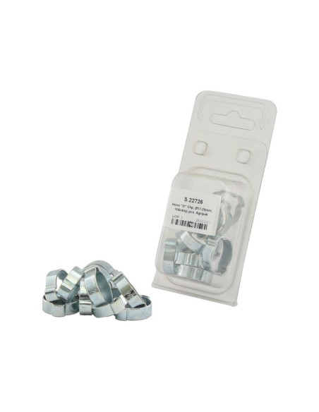 Hose 'O' Clip, Ø17-20mm, 10 pzas. Blister.