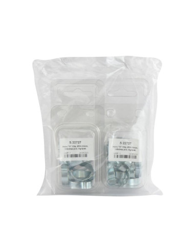 Hose 'O' Clip, Ø20-23mm, 10 pzas. Blister.