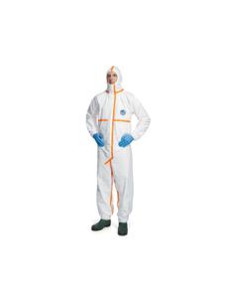 DuPont Mono con capucha Tyvek 800J, Blanco - L