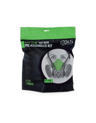Juego de media máscara reutilizable BLS...