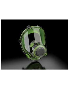 Máscara integral reutilizable con conexión de filtro de... 2