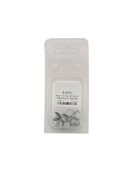 Hose 'O' Clip, Ø7-9mm, 10 pzas. Blister.
