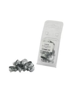 Mini Abrazadera, Ø mín.11mm, Máx. Ø14mm, 10 pzas. Blister.